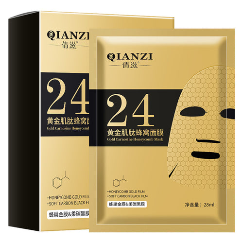 24K Gold Firming Sheet Mask - Glowdrop