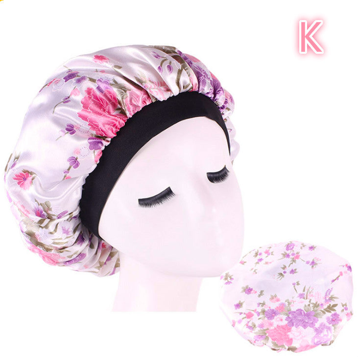 Satin Sleep Bonnet - Pink