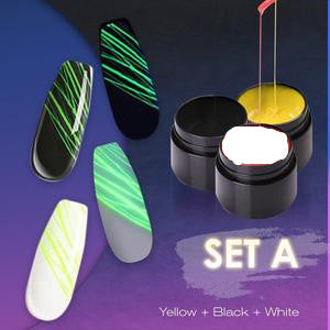 Glow Gel Nail Polish Set